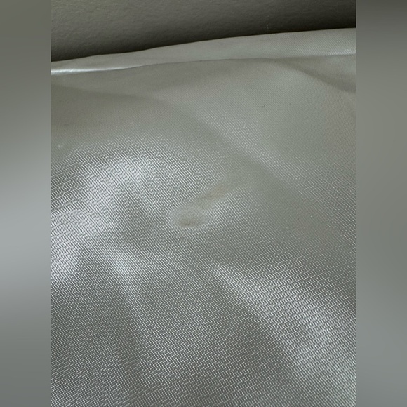 White satin bride robe sparkle bling size XL wedding day bachelorette - Picture 6 of 8